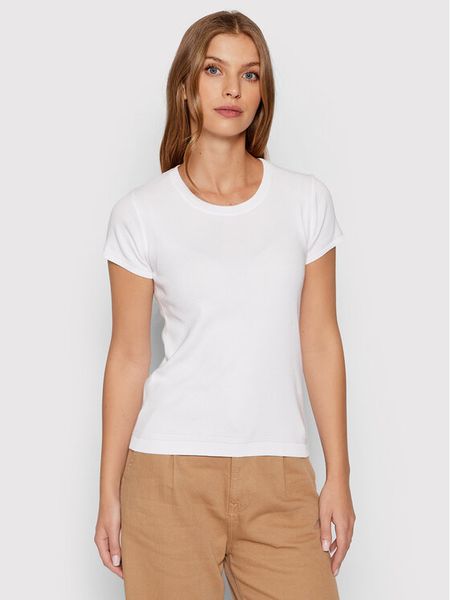 United Colors Of Benetton T-Shirt 1091D1M10 Biały Regular Fit. Białe t-shirty United Colors of Benetton, l, bez wzorów, z bawełny, bez kołnierzyka, bez ramiączek. Za 99,99 zł.