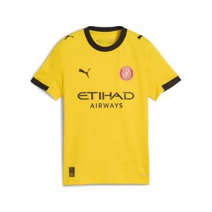 Młodzieżowa koszulka wyjazdowa Girona FC 25/26 PUMA Faster Yellow Red. Czerwona bluzki Puma, m, bez wzorów, młodzieżowe, bez kołnierzyka, bez ramiączek. Za 329,00 zł.