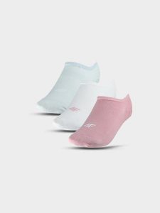 4F Skarpety casual stopki (3-pack) damskie - multikolor 35-38. Skarpetki 4f, bez wzorów, z bawełny. Za 44,99 zł.