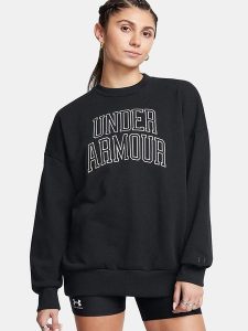 Under Armour Bluza "Icon" w kolorze czarnym rozmiar: L. Czarne bluzy Under Armour, l, bez wzorów, bez kaptura. Za 211,72 zł.