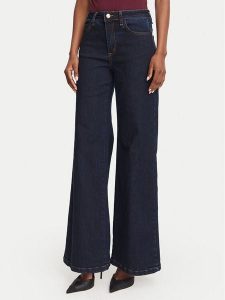 Rinascimento Jeansy CFC0129938003 Granatowy Wide Leg. Niebieskie jeansy Rinascimento, bez wzorów, z bawełny. Za 574,99 zł.