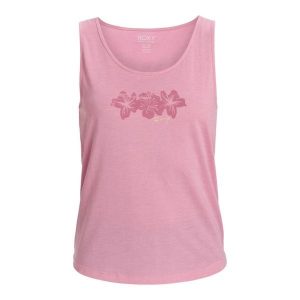 Top bez rękawów dla Kobiety SURFCLASSIC Różowy. Czerwone topy Roxy, m, bez wzorów, z materiału, klasyczne, bez kołnierzyka, bez ramiączek. Za 84,45 zł.