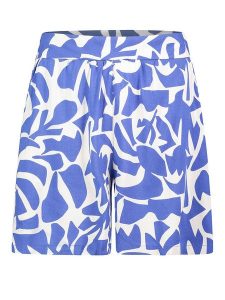 Sublevel Szorty w kolorze niebiesko-białym rozmiar: XL. Białe szorty Sublevel, bez wzorów, z wiskozy, klasyczne, z podwyższonym stanem. Za 61,46 zł.