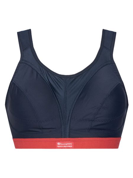 Shock Absorber Biustonosz sportowy CHAMPION U10035 Granatowy. Niebieskie biustonosze sportowe Shock Absorber, bez wzorów, z syntetyku. Za 199,99 zł.
