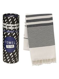 Samimi Chusta hammam "Malibu" w kolorze szaro-białym - 180 x 100 cm rozmiar: onesize. Białe apaszki i chusty Samimi, bez wzorów, z bawełny. Za 60,99 zł.