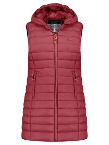 Geographical Norway Kamizelka pikowana "Vatikolor" w kolorze bordowym rozmiar: L. Czerwone kamizelki Geographical Norway, l, bez wzorów, bez kołnierzyka, bez ramiączek, bez kaptura. Za 140,53 zł.