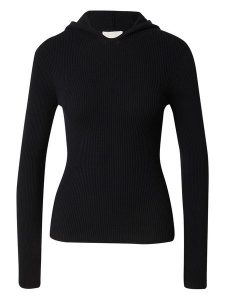 LeGer Bluza "June" w kolorze czarnym rozmiar: 42. Czarne bluzy LeGer, bez wzorów, prążkowane, z kapturem. Za 148,61 zł.