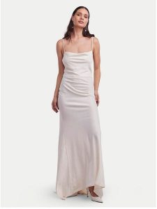 YAS Sukienka wieczorowa Dottea 26030334 Écru Slim Fit. Kombinezony YAS, s, bez wzorów, z syntetyku, wizytowe, bez kołnierzyka, bez ramiączek. Za 419,99 zł.