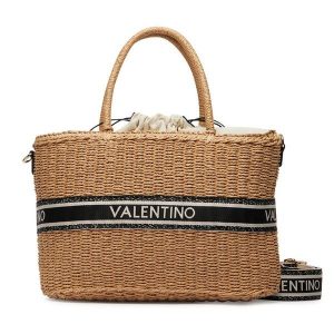 Torebka Valentino. Brązowe torebki klasyczne Valentino, bez wzorów, bez dodatków. Za 611,99 zł.
