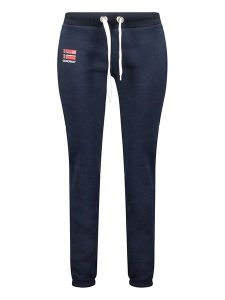 Geographical Norway Spodnie dresowe "Marcana" w kolorze granatowym rozmiar: XXL. Niebieskie spodnie dresowe Geographical Norway, xxl, bez wzorów, z bawełny. Za 88,02 zł.