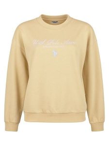 U.S. Polo Assn. Bluza w kolorze beżowym rozmiar: M. Brązowe bluzy U.S. Polo Assn., m, bez wzorów, bez kaptura. Za 144,92 zł.