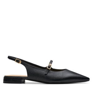 Sandały Clarks. Czarne sandały Clarks, bez wzorów, bez obcasa, na płaskiej podeszwie, bez zapięcia. Za 339,99 zł.