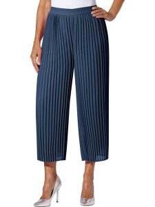 WITT WEIDEN Spodnie w kolorze granatowym rozmiar: 40. Niebieskie spodnie z wysokim stanem WITT WEIDEN, bez wzorów, z materiału, z podwyższonym stanem. Za 69,99 zł.