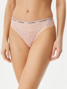 Calvin Klein Underwear Figi brazylijskie 000QD5233E Różowy. Czerwone figi Calvin Klein Underwear, bez wzorów, z syntetyku. Za 49,99 zł.