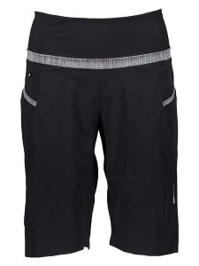 Crazy Szorty funkcyjne w kolorze czarno-szarym rozmiar: M. Czarne spodenki sportowe Crazy, m, bez wzorów, z materiału, z podwyższonym stanem, outdoorowe. Za 114,17 zł.