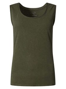 Timezone Top w kolorze khaki rozmiar: XXL. Brązowe topy Timezone, xxl, bez wzorów, bez kołnierzyka, bez ramiączek. Za 65,69 zł.