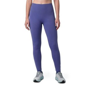 Damskie legginsy do biegania w terenie Siroko Elbrus-W Blue. Niebieskie legginsy SIROKO, bez wzorów, z materiału. Za 296,00 zł.