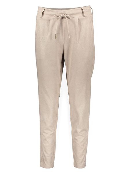 ONLY Spodnie chino w kolorze beżowym rozmiar: XS/L32. Brązowe chinosy ONLY, bez wzorów, z podwyższonym stanem. Za 70,08 zł.