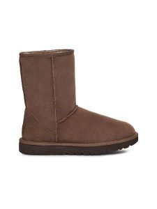 UGG Skórzane botki "Classic Short II" w kolorze brązowym rozmiar: 36. Brązowe botki Ugg, bez wzorów, z wełny, bez obcasa, bez zapięcia. Za 571,03 zł.