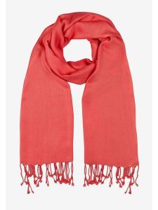 More & More Szal w kolorze koralowym rozmiar: onesize. Czerwone szaliki More & More, bez wzorów, z materiału. Za 82,64 zł.