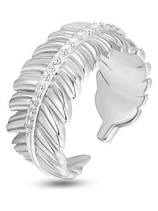 Eclat d'Argent Srebrny pierścionek z cyrkoniami rozmiar: 52. Szare pierścionki Eclat d'Argent, z cyrkonią, srebrne. Za 217,99 zł.