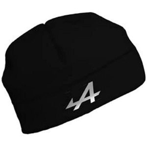 Czapka baseballowa Alpine unisex F1 Rp Kappa Team czarna. Czarne czapki ALPINE LABS, bez wzorów, z materiału, sportowe. Za 68,01 zł.