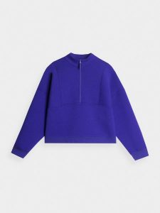 4F Bluza dresowa nierozpinana bez kaptura damska L. Szare bluzy 4f, l, bez wzorów, z dresówki, bez kaptura. W wyprzedaży za 49,99 zł.