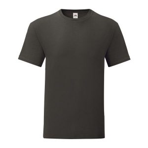 Kultowa Koszulka Unisex Dla Dorosłych. Szare bluzki FRUIT OF THE LOOM, xl, bez wzorów, sportowe, bez kołnierzyka, bez ramiączek. Za 40,99 zł.