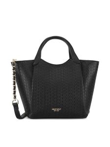Nine West Torebka LDA6767A Czarny. Czarne torebki klasyczne Nine West, bez wzorów, z tworzywa sztucznego, bez dodatków. Za 249,99 zł.