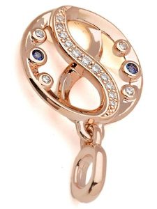 Pandora Pozłacana zawieszka rozmiar: onesize. Czerwone zawieszki Pandora, z cyrkonią, metalowe. Za 192,79 zł.