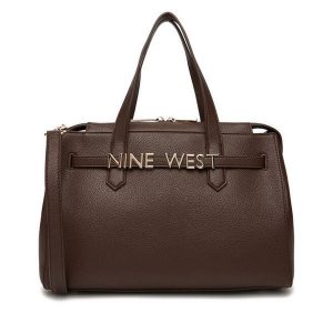 Torebka Nine West. Brązowe torebki klasyczne Nine West, bez wzorów, bez dodatków. Za 219,99 zł.