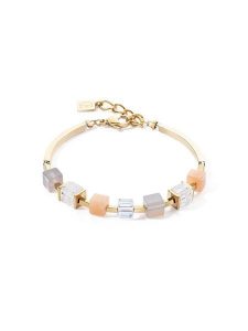 COEUR DE LION Bransoletka z kryształami Swarovski rozmiar: onesize. Brązowe bransoletki COEUR DE LION, z agatem, ze stali. Za 283,48 zł.