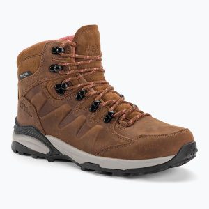 Buty trekkingowe damskie Jack Wolfskin Refugio Prime Texapore Mid. Brązowe buty trekkingowe Jack Wolfskin, bez zapięcia. Za 559,99 zł.