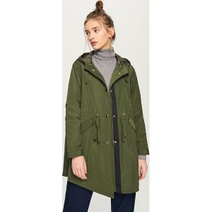Parka - Khaki. Brązowe kurtki marki Reserved, l. W wyprzedaży za 89,99 zł.