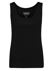 Sublevel Top w kolorze czarnym rozmiar: S. Czarne topy Sublevel, s, bez wzorów, bez kołnierzyka, bez ramiączek. Za 43,99 zł.