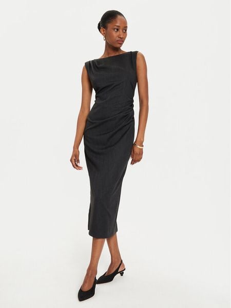 Marella Sukienka koktajlowa Bolivar 2423226061 Szary Slim Fit. Szare sukienki Marella, bez wzorów, z syntetyku, wizytowe, bez kołnierzyka, bez ramiączek. Za 689,99 zł.