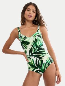 Triumph Strój kąpielowy Summer Palm 10226607 Zielony. Zielone stroje jednoczęściowe Triumph, bez wzorów, z syntetyku. Za 349,99 zł.