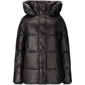 Damska kurtka puchowa Athlecia Moriarty. Czarne kurtki Athlecia, na zimę, bez wzorów, z puchu, bez kaptura, narciarskie. Za 591,00 zł.