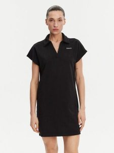 DKNY Sport Sukienka codzienna DP5D4890 Czarny Regular Fit. Czarne kombinezony DKNY Sport, xs, bez wzorów, z syntetyku, sportowe, bez kołnierzyka, bez ramiączek. Za 169,99 zł.
