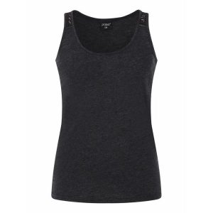 Damski tank top Protest Prtimpulse. Czarne topy Protest, xs, bez wzorów, z bawełny, bez kołnierzyka, bez ramiączek. Za 174,00 zł.