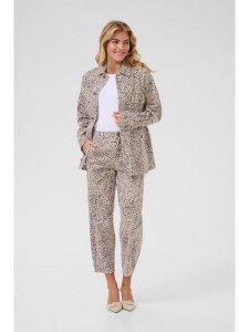 Kaffe Kurtka dżinsowa w kolorze beżowym rozmiar: 34. Brązowe kurtki Kaffe, bez wzorów, bez kaptura. Za 173,99 zł.