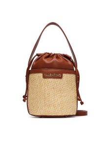 Valentino Torebka Demetra VBS9R934 Beżowy. Brązowe torebki klasyczne Valentino, bez wzorów, z syntetyku, bez dodatków. Za 609,99 zł.