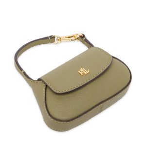 Bilonówka LAUREN RALPH LAUREN. Zielone portfele Lauren Ralph Lauren, bez wzorów. Za 419,99 zł.