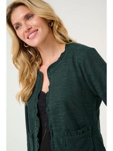 Cream Kardigan "Mellie" w kolorze ciemnozielonym rozmiar: L. Zielone kardigany Cream. Za 113,99 zł.