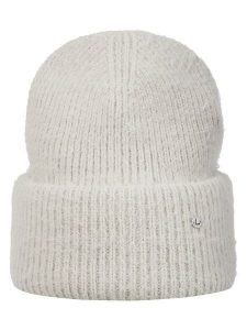 LUHTA Czapka "Noukkila" w kolorze kremowym rozmiar: onesize. Brązowe czapki Luhta, bez wzorów, ze splotem. Za 95,69 zł.