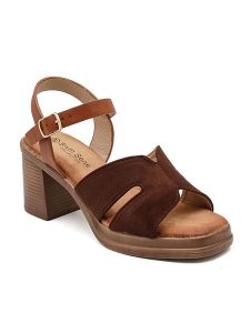 Sixth Sens Sandały w kolorze brązowym na obcasie rozmiar: 40. Brązowe sandały Sixth Sens, bez wzorów, z otwartym noskiem, bez obcasa, na koturnie, bez zapięcia. Za 113,99 zł.