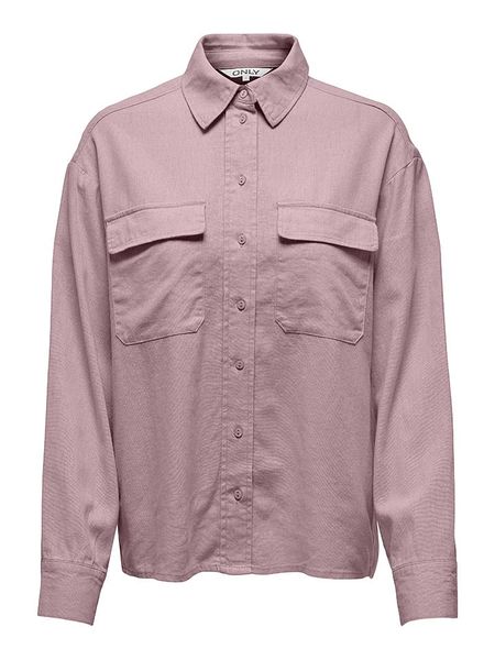 ONLY Bluzka w kolorze jasnoróżowym rozmiar: XL. Różowe bluzki ONLY, xl, bez wzorów, bez kołnierzyka, bez ramiączek. Za 83,22 zł.