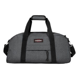 Torba podróżna Eastpak Stand + Black Denim. Czarne torby podróżne i sportowe Eastpak, bez wzorów, z denimu, na ramię. Za 297,50 zł.