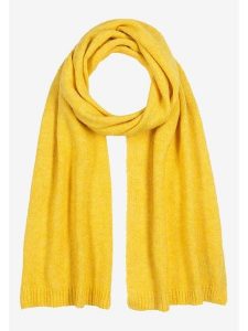 More & More Szal w kolorze żółtym rozmiar: onesize. Żółte szaliki More & More, bez wzorów, z materiału. Za 56,99 zł.
