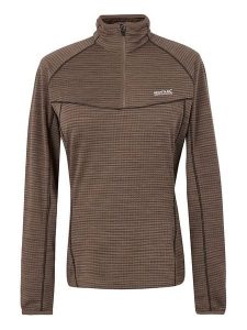 Regatta Bluza polarowa "Yonder II" w kolorze jasnobrązowym rozmiar: 38. Brązowe bluzy Regatta, bez wzorów, z materiału, bez kaptura. Za 100,75 zł.